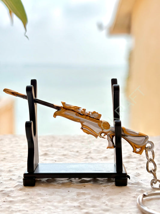 [8 CM] Sovereign Operator Miniature Full Metal Keychain with Ring Replica from the FPS game Valo