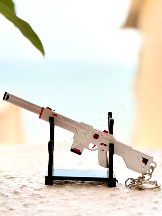 [12 CM] Spectrum Phantom Miniature Full Metal Keychain with Ring Replica from the FPS game Valo