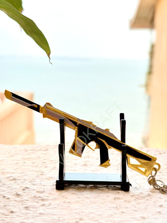 [12 CM] Prime Phantom Miniature Full Metal Keychain with Ring Replica from the FPS game Valo