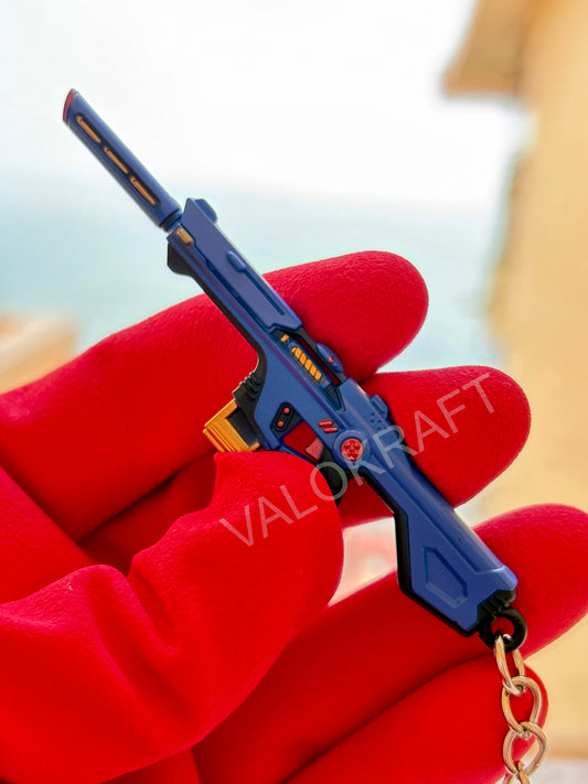 [9 CM] Radiant Entertainment System Phantom Miniature Full Metal Keychain with Ring Replica from the FPS game Valo