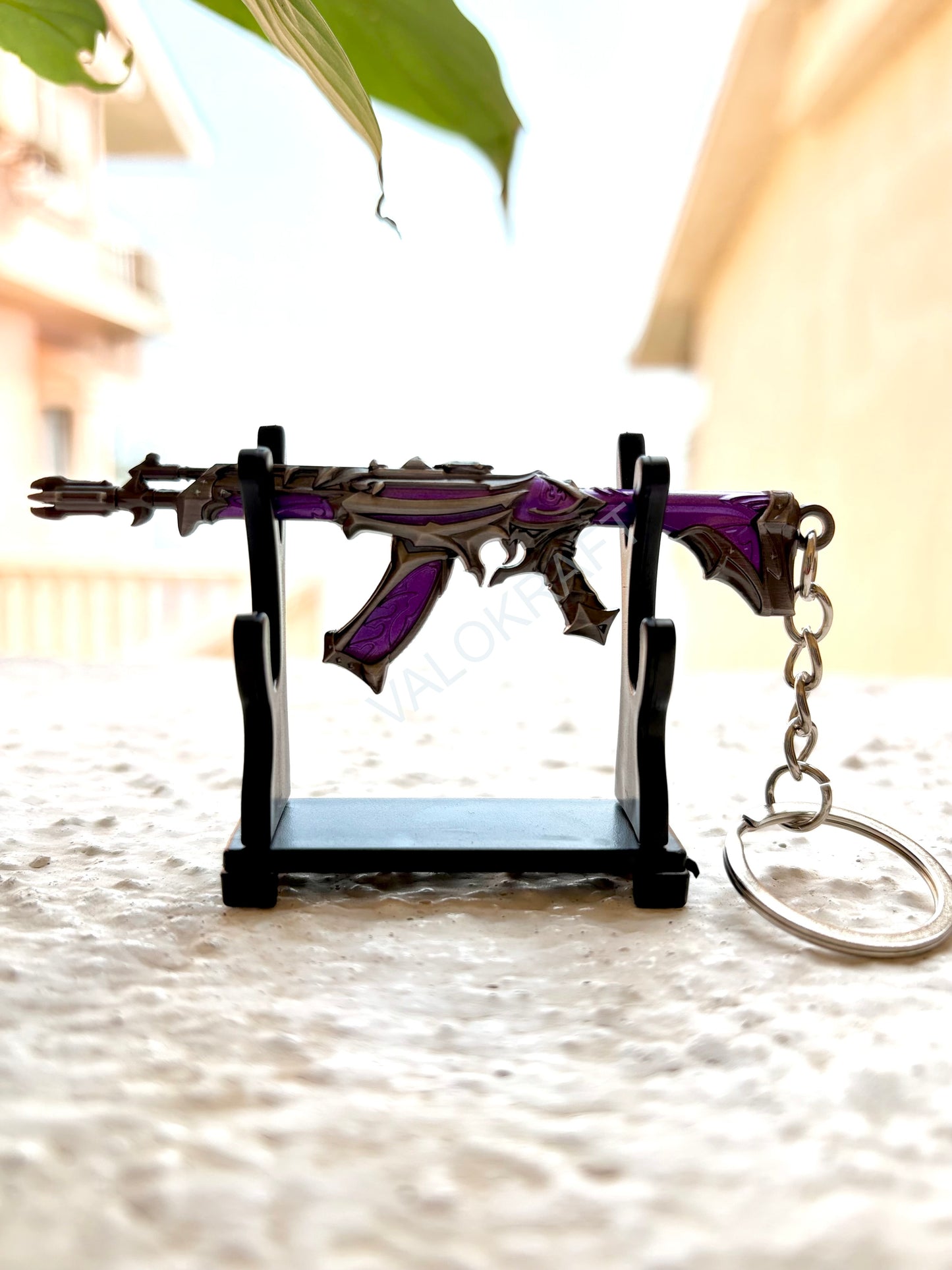 [9 CM] Reaver Vandal Miniature Full Metal Keychain with Ring Replica from the FPS game Valo