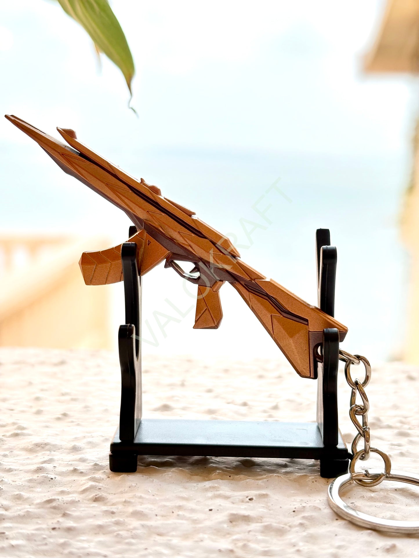 [9 CM] Araxys Vandal Miniature Full Metal Keychain with Ring Replica from the FPS game Valo