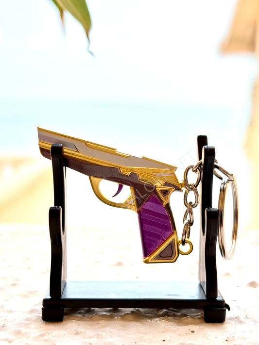 [5 CM] Prime Classic Miniature Full Metal Keychain with Ring Replica from the FPS game Valorant