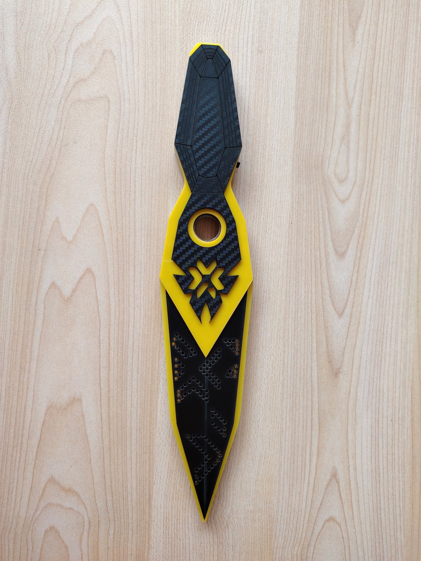 [27 CM] [Glowing LED] Champions 2023 Kunai Knife Acrylic Blunt Cosplay Item from Valo