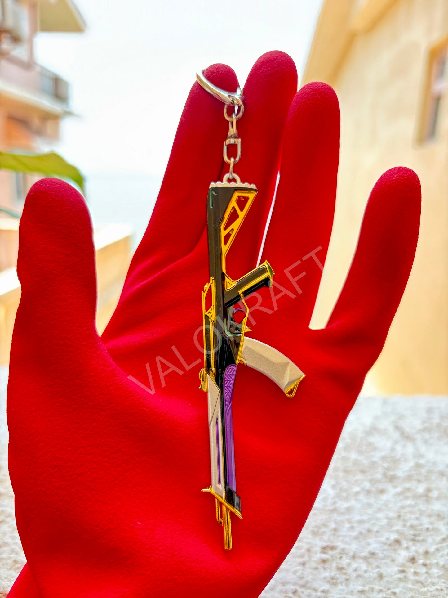 [12 CM] Prime Vandal Miniature Full Metal Keychain with Ring Replica from the FPS game Valo