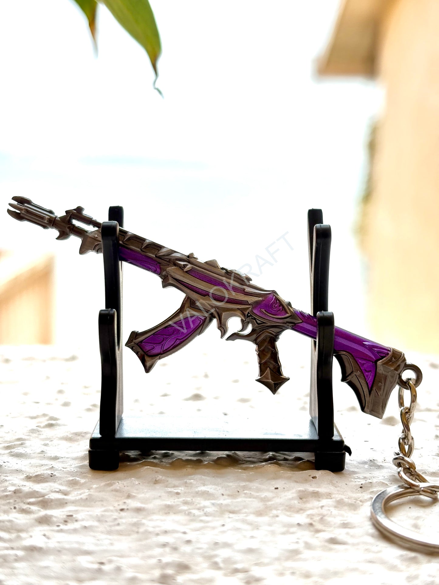 [9 CM] Reaver Vandal Miniature Full Metal Keychain with Ring Replica from the FPS game Valo