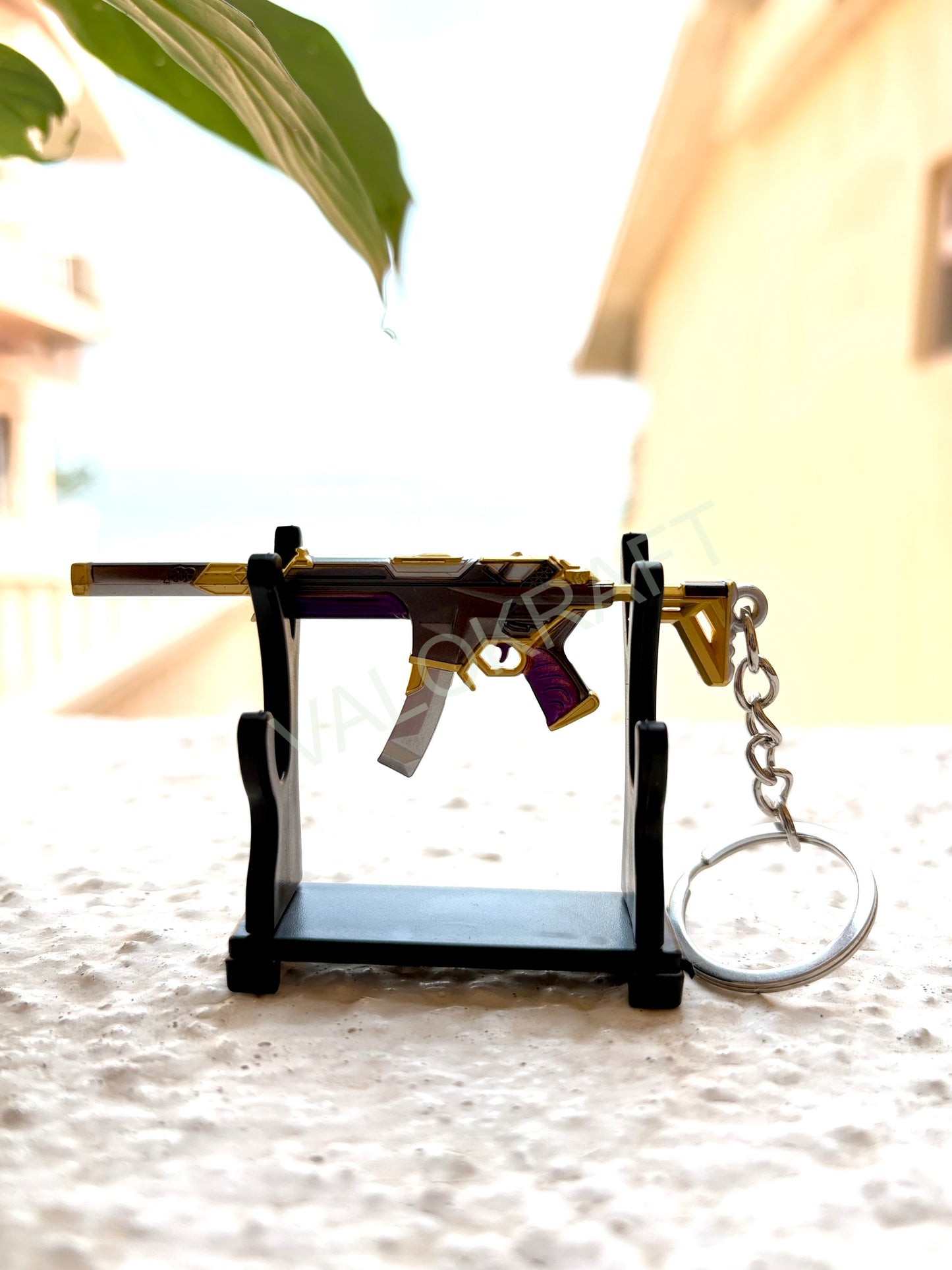 [8 CM] Prime Spectre Miniature Full Metal Keychain with Ring Replica from the FPS game Valo