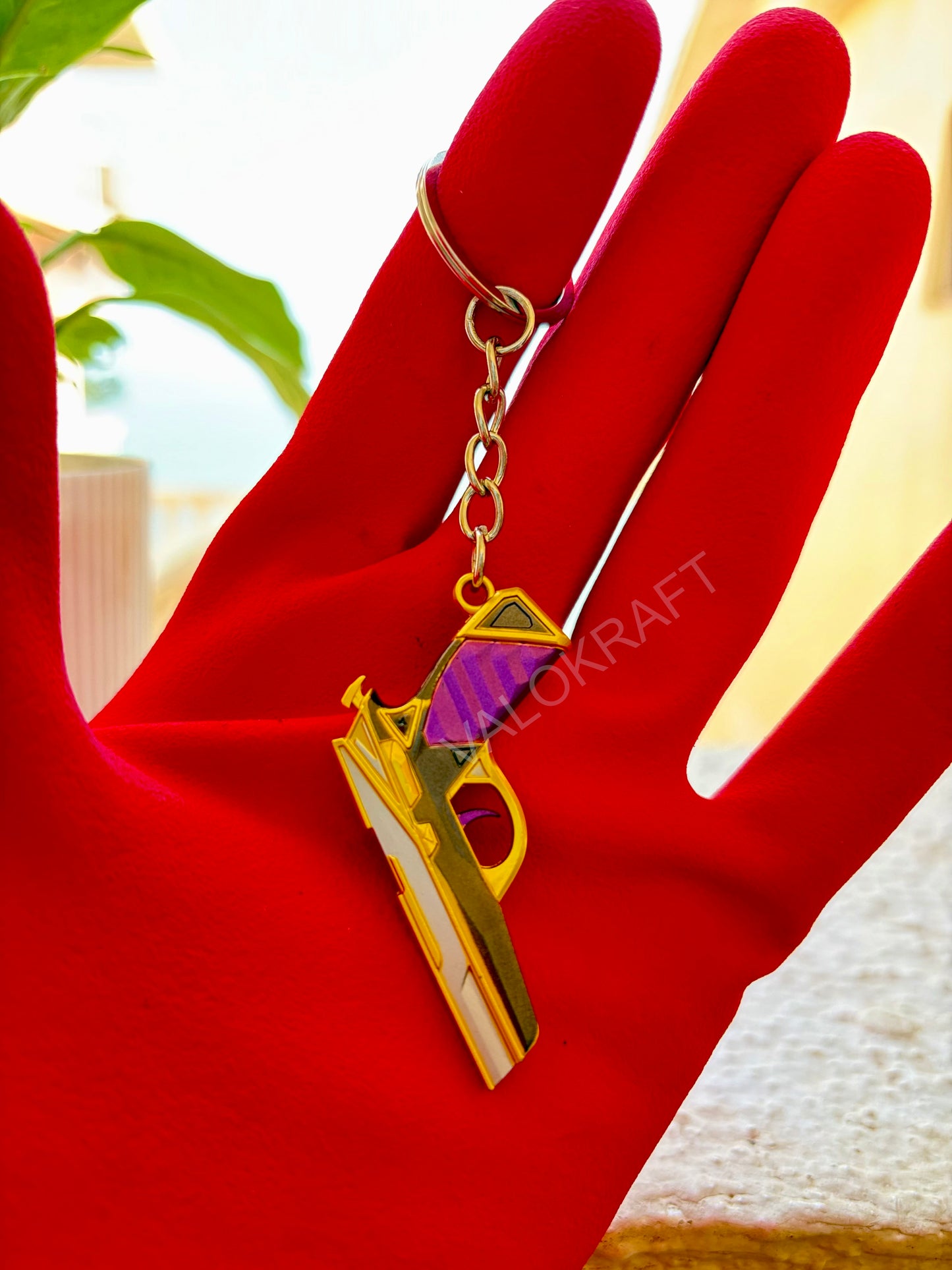 [5 CM] Prime Classic Miniature Full Metal Keychain with Ring Replica from the FPS game Valorant