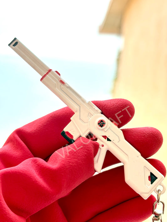 [12 CM] Spectrum Phantom Miniature Full Metal Keychain with Ring Replica from the FPS game Valo